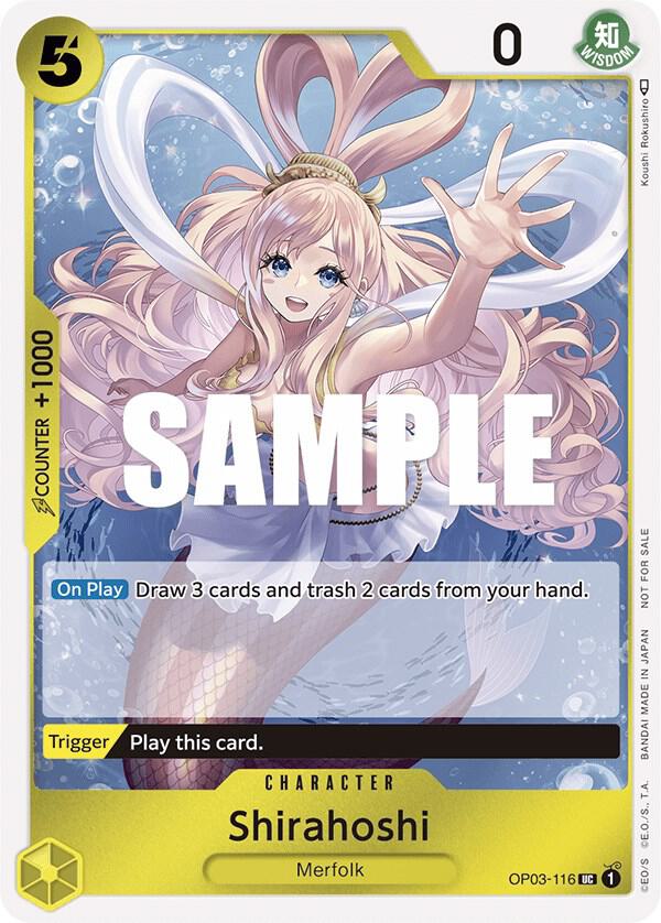 Shirahoshi (Dash Pack) OP03-116 - Kingdoms of Intrigue OP04 kart görseli