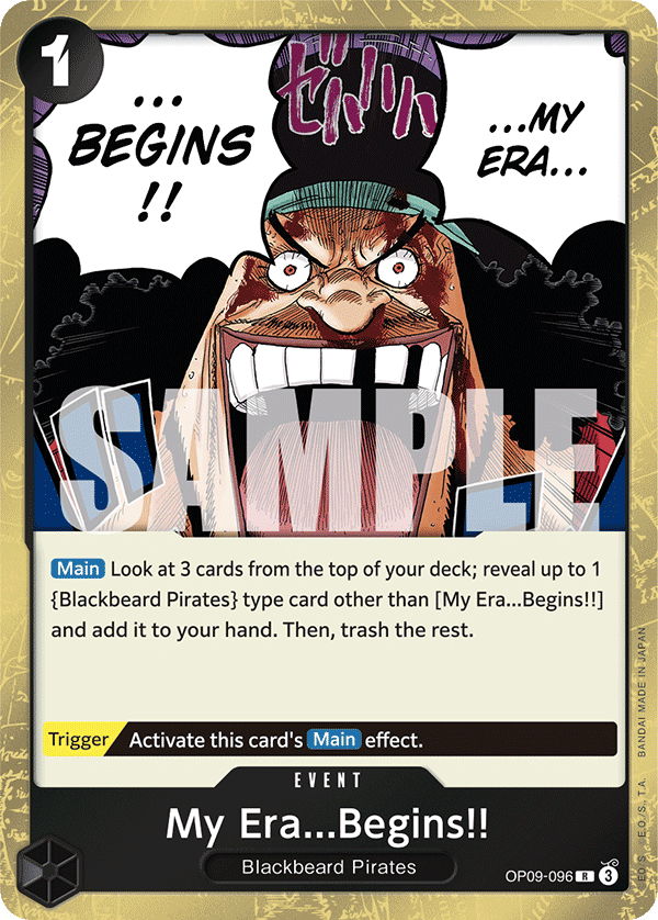 My Era...Begins!! OP09-096 - Emperors in the New World OP09 kart görseli