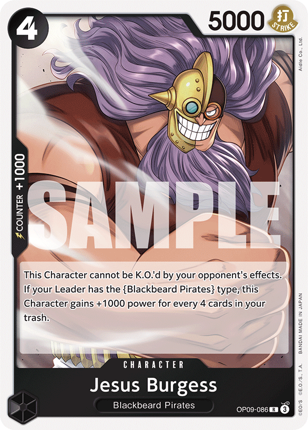 Jesus Burgess OP09-086 - Emperors in the New World OP09 kart görseli