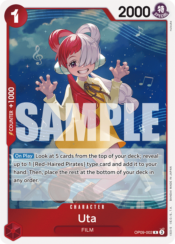 Uta OP09-002 - Emperors in the New World OP09 kart görseli
