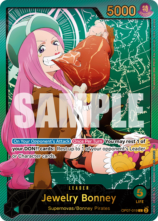 Jewelry Bonney (SPR) OP07-019 - Extra Booster: Anime 25th Collection EB02 kart görseli