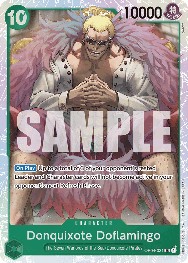Donquixote Doflamingo (Reprint) OP04-031 - Premium Booster PRB01 kart görseli
