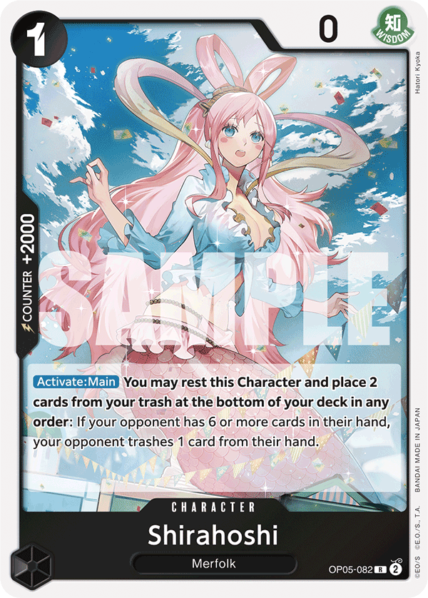 Shirahoshi (OP05-082) (Reprint) OP05-082 - Premium Booster PRB01 kart görseli