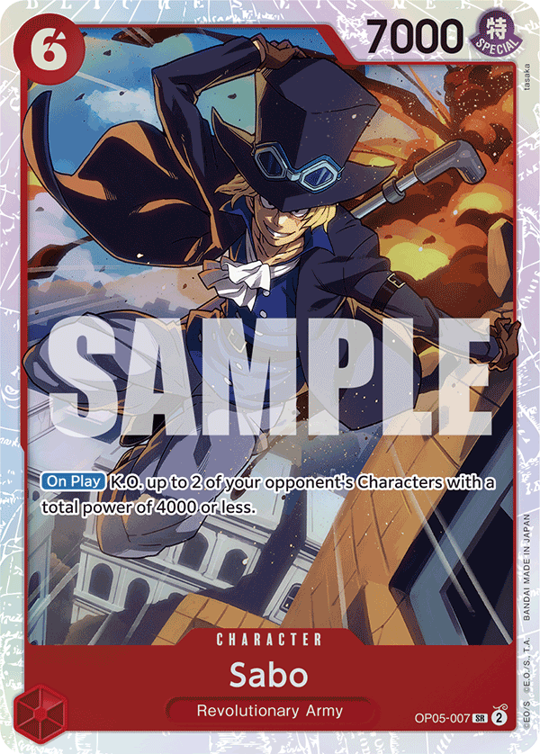 Sabo (OP05-007) (Reprint) OP05-007 - Premium Booster PRB01 kart görseli