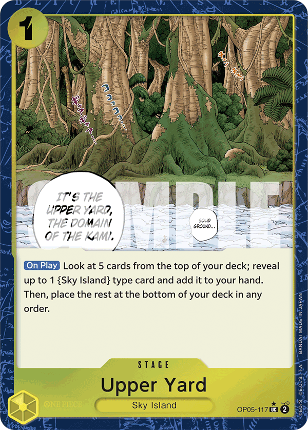 Upper Yard (Jolly Roger Foil) OP05-117 - Premium Booster PRB01 kart görseli