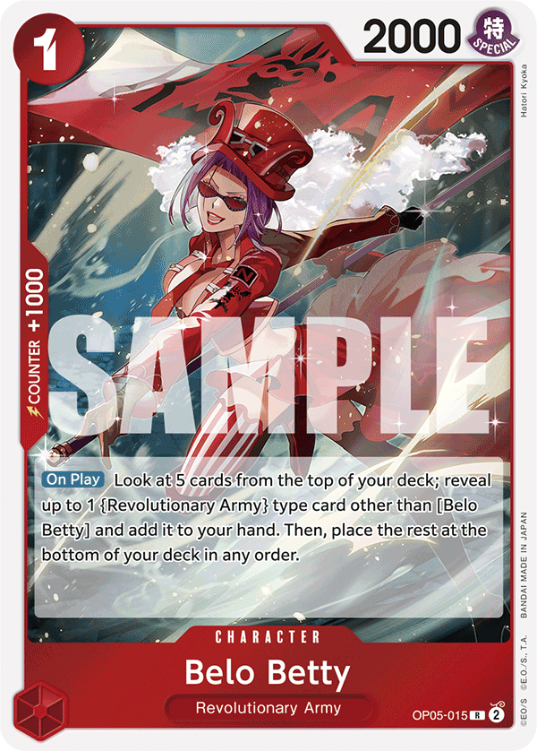 Belo Betty (OP05-015) (Reprint) OP05-015 - Premium Booster PRB01 kart görseli