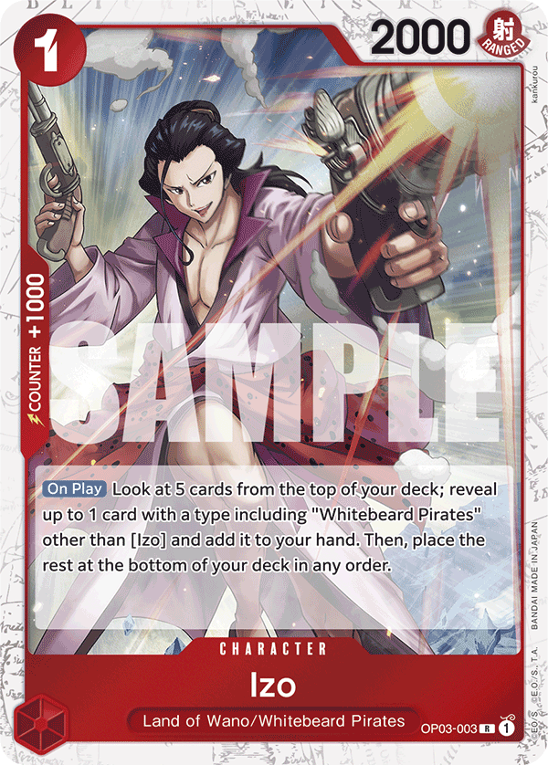 Izo (OP03-003) (Jolly Roger Foil) OP03-003 - Premium Booster PRB01 kart görseli