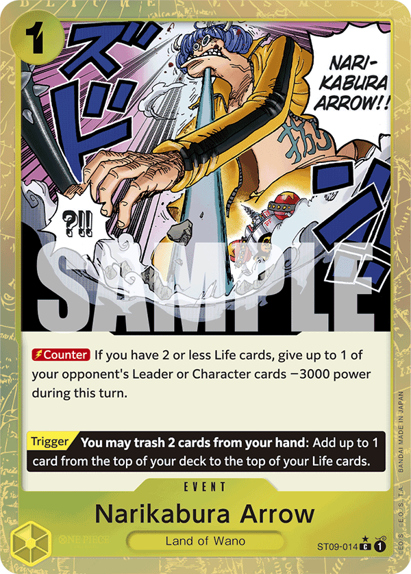 Narikabura Arrow (Jolly Roger Foil) ST09-014 - Premium Booster PRB01 kart görseli
