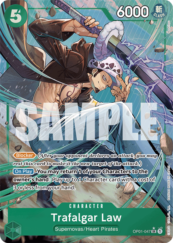 Trafalgar Law (OP01-047) (Alternate Art) OP01-047 - Premium Booster PRB01 kart görseli