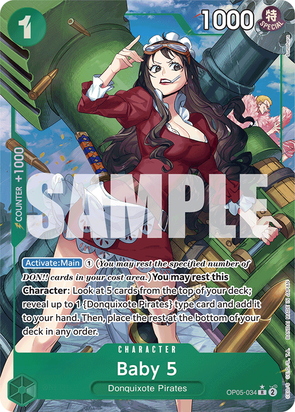 Baby 5 (OP05-034) (Alternate Art) OP05-034 - Premium Booster PRB01 kart görseli