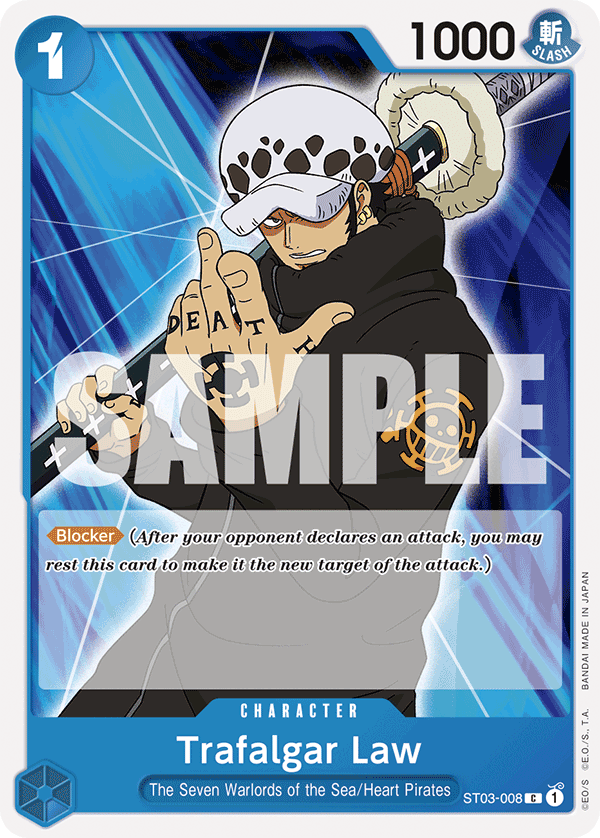 Trafalgar Law (ST03-008) (Jolly Roger Foil) ST03-008 - Premium Booster PRB01 kart görseli