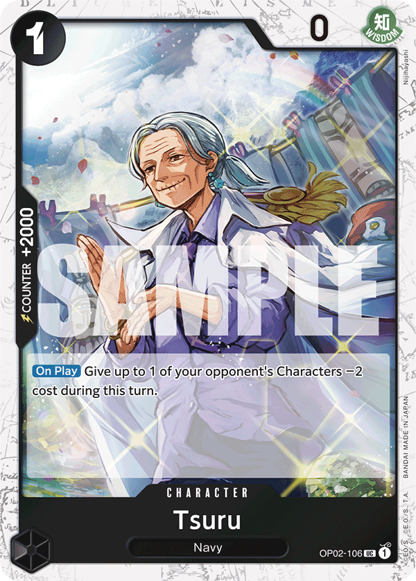 Tsuru (Jolly Roger Foil) OP02-106 - Premium Booster PRB01 kart görseli