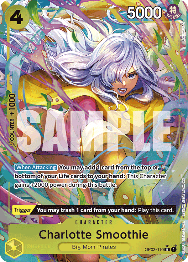 Charlotte Smoothie (Full Art) OP03-110 - Premium Booster PRB01 kart görseli