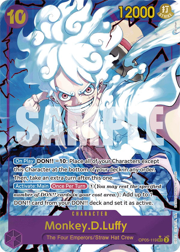 Monkey.D.Luffy (OP05-119) (Alternate Art) OP05-119 - Premium Booster PRB01 kart görseli