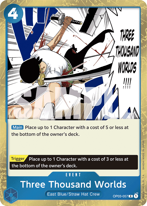 Three Thousand Worlds (Alternate Art) OP03-057 - Premium Booster PRB01 kart görseli