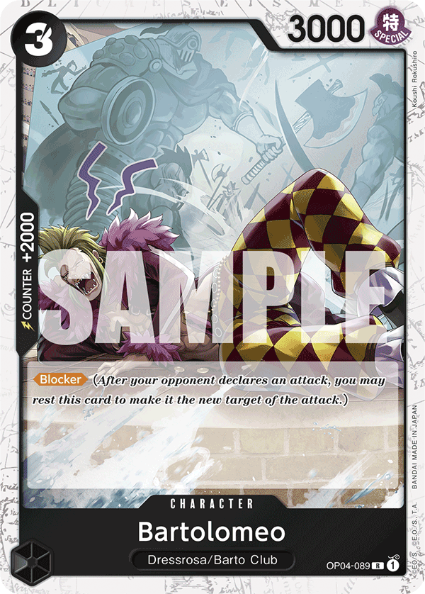Bartolomeo (OP04-089) (Jolly Roger Foil) OP04-089 - Premium Booster PRB01 kart görseli