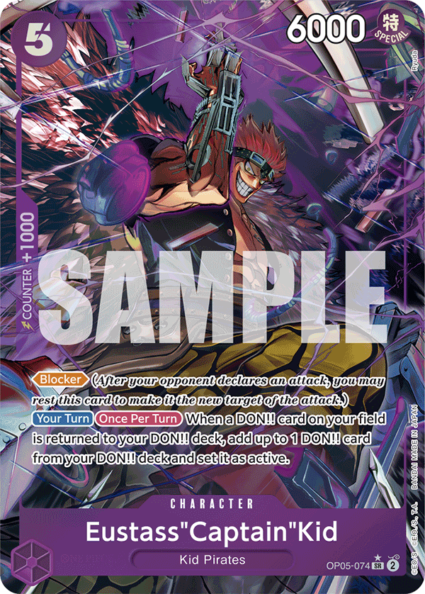 Eustass"Captain"Kid (OP05-074) (Alternate Art) OP05-074 - Premium Booster PRB01 kart görseli