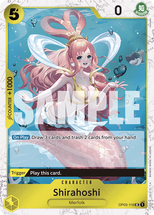 Shirahoshi (OP03-116) (Jolly Roger Foil) OP03-116 - Premium Booster PRB01 kart görseli