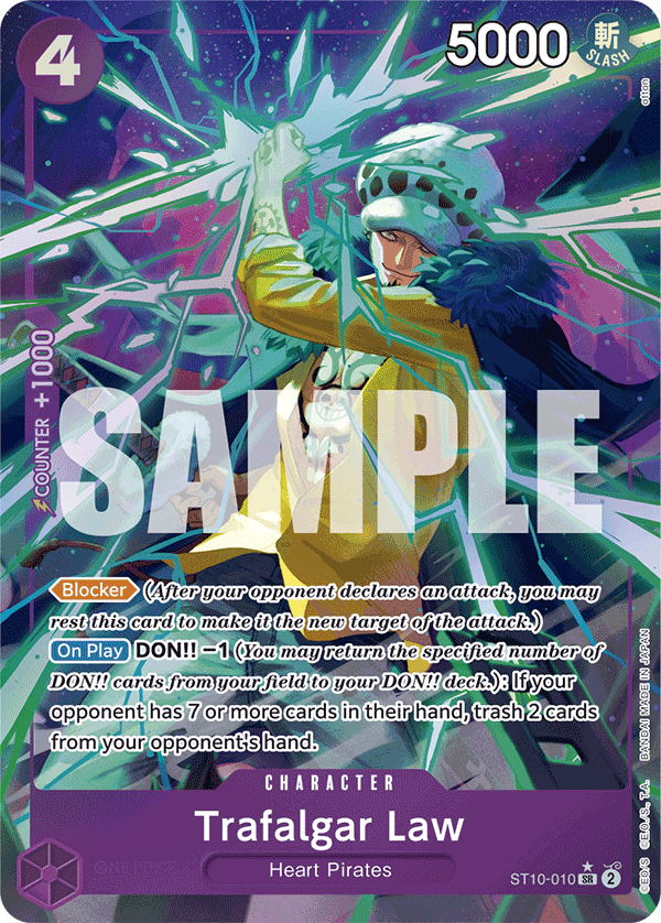 Trafalgar Law (ST10-010) (Alternate Art) ST10-010 - Premium Booster PRB01 kart görseli