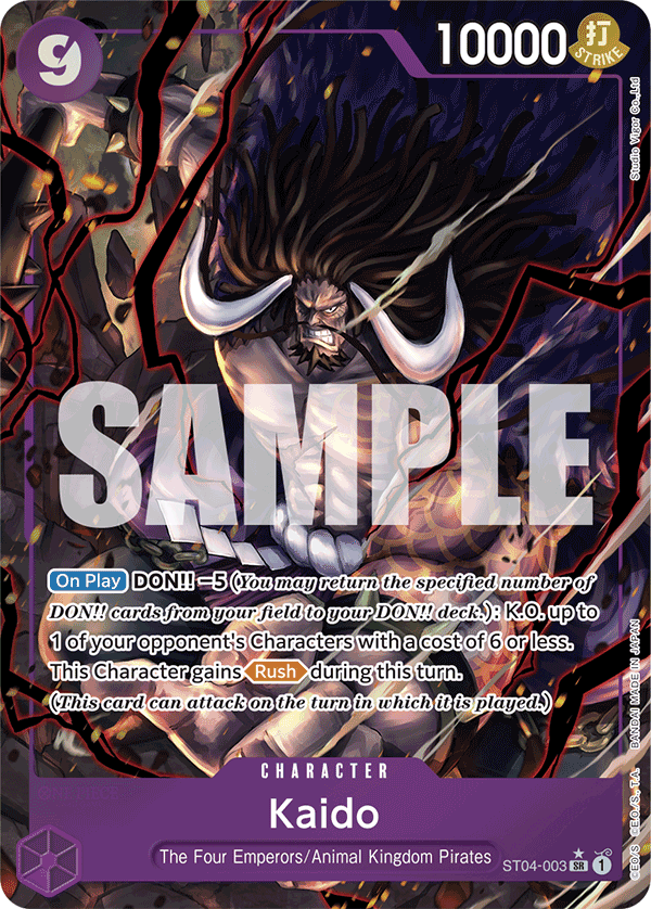 Kaido (ST04-003) (Alternate Art) ST04-003 - Premium Booster PRB01 kart görseli