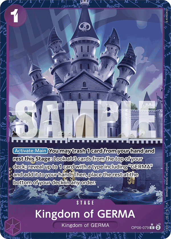 Kingdom of GERMA (Alternate Art) OP06-079 - Premium Booster PRB01 kart görseli