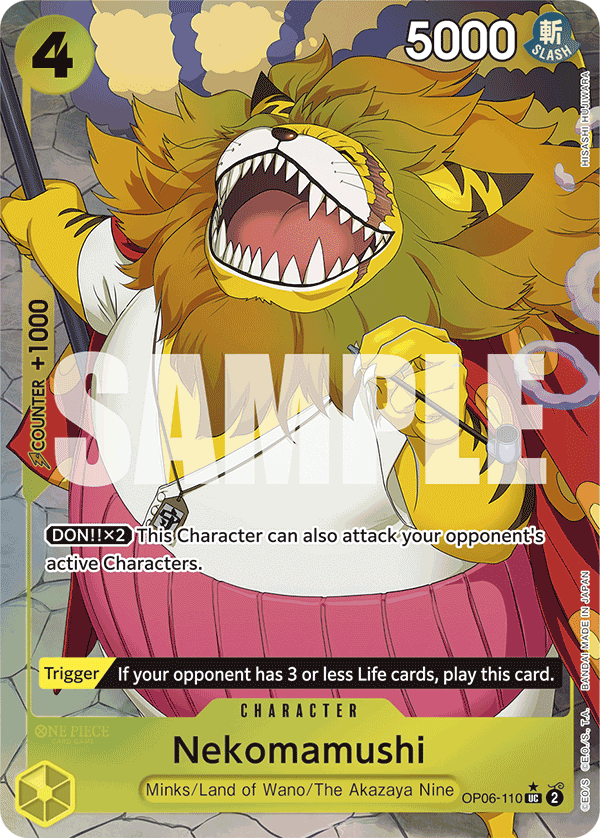 Nekomamushi (Full Art) OP06-110 - Premium Booster PRB01 kart görseli