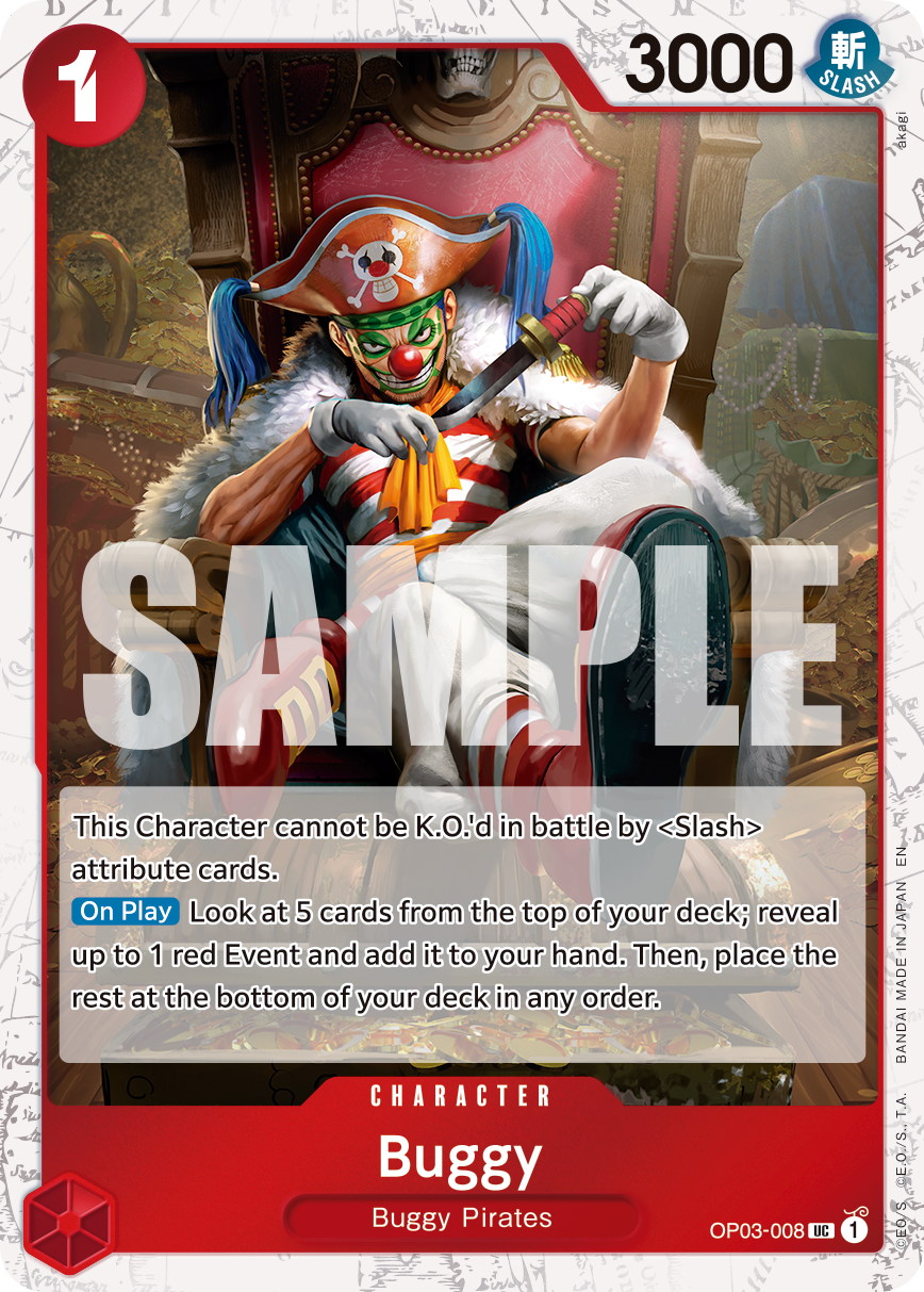 Buggy - OP03-008 (Pirate Foil) OP03-008 - Premium Booster Vol 2 PRB02 kart görseli