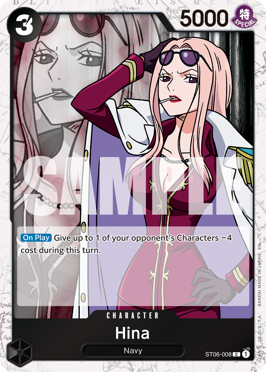 Hina (Pirate Foil) ST06-008 - Premium Booster Vol 2 PRB02 kart görseli