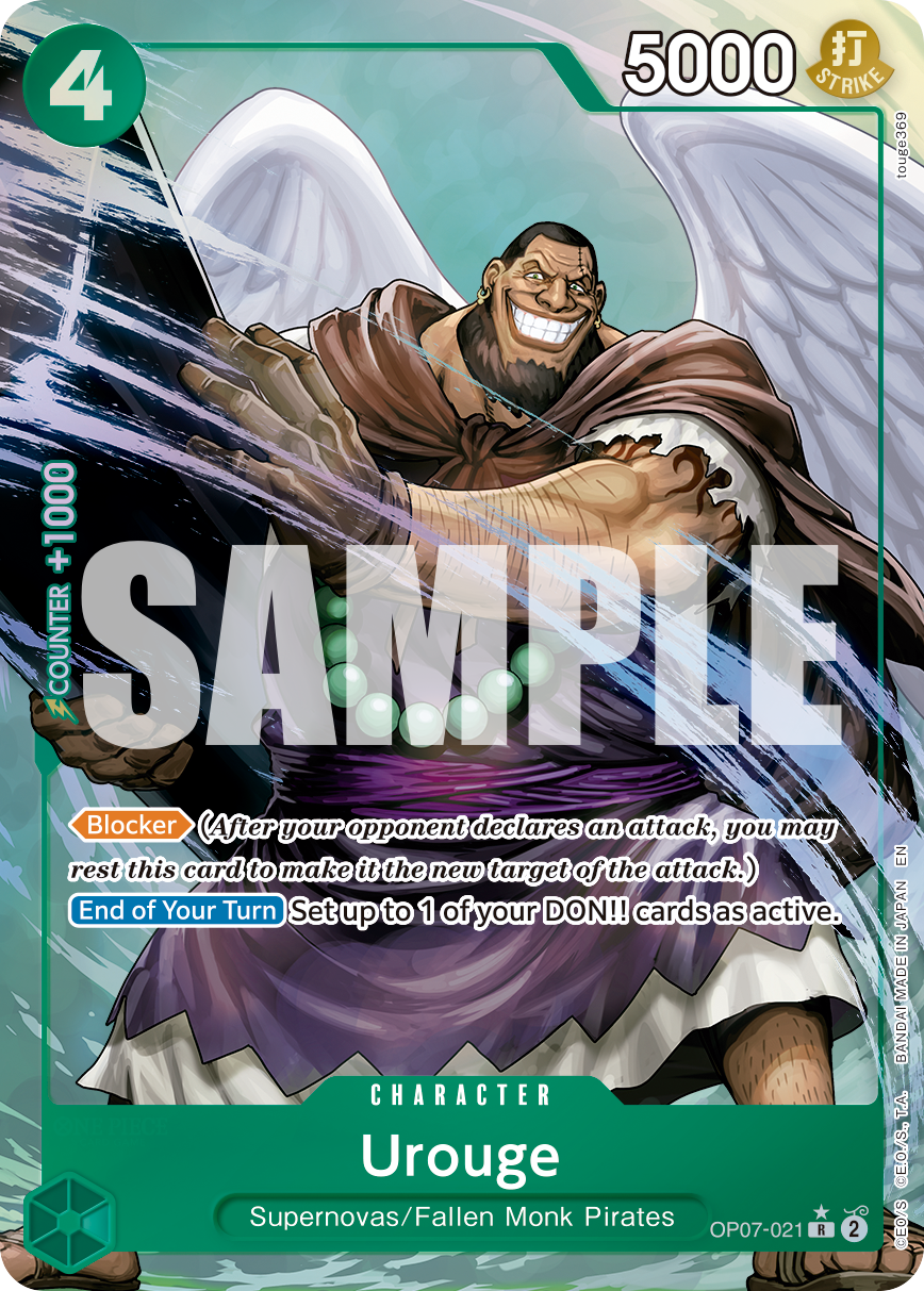 Urouge (Alternate Art) OP07-021 - Premium Booster Vol 2 PRB02 kart görseli