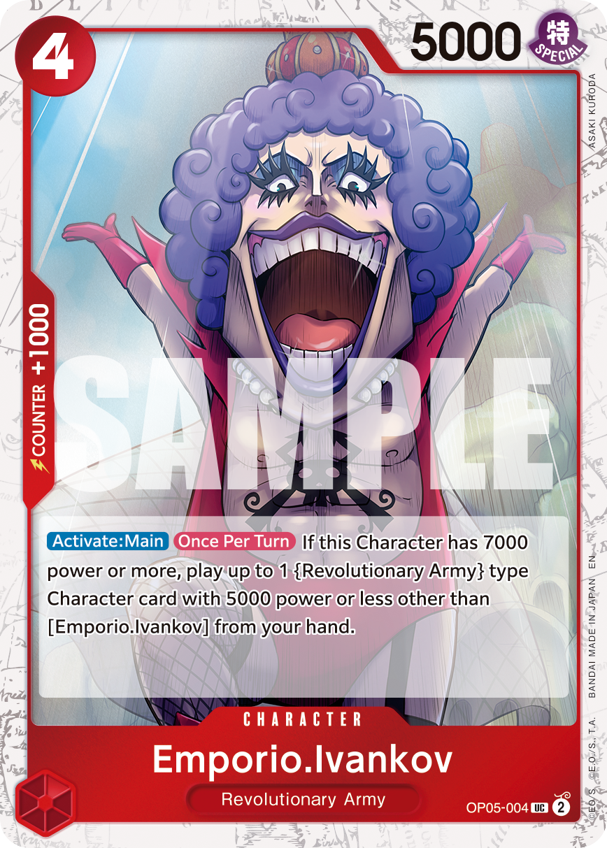 Emporio.Ivankov (Pirate Foil) OP05-004 - Premium Booster Vol 2 PRB02 kart görseli