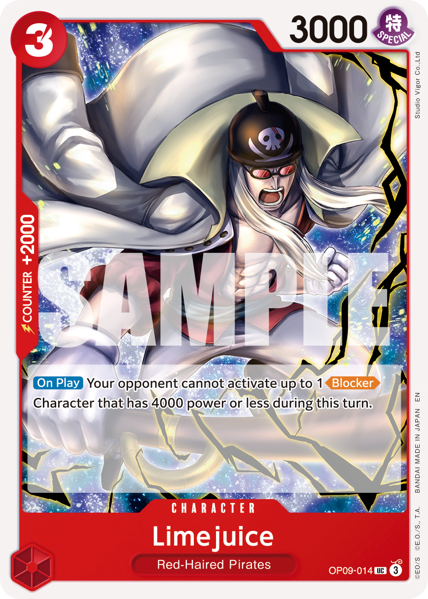 Limejuice (Pirate Foil) OP09-014 - Premium Booster Vol 2 PRB02 kart görseli