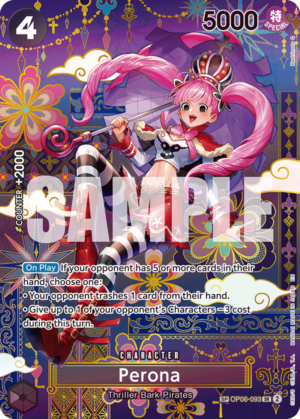 Perona - OP06-093 (SP) OP06-093 - The Azure Sea's Seven OP14 kart görseli