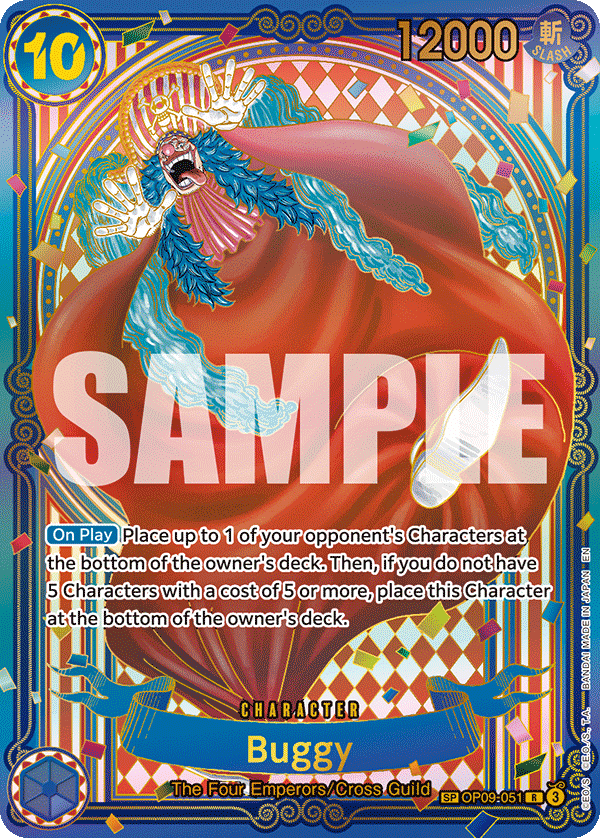 Buggy - OP09-051 (SP) (Gold) OP09-051 - The Azure Sea's Seven OP14 kart görseli