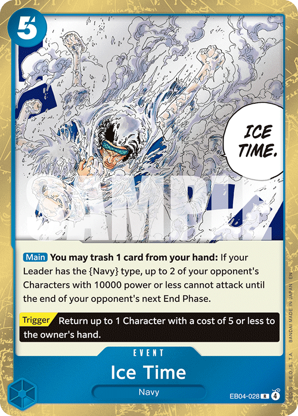 Ice Time EB04-028 - The Azure Sea's Seven OP14 kart görseli