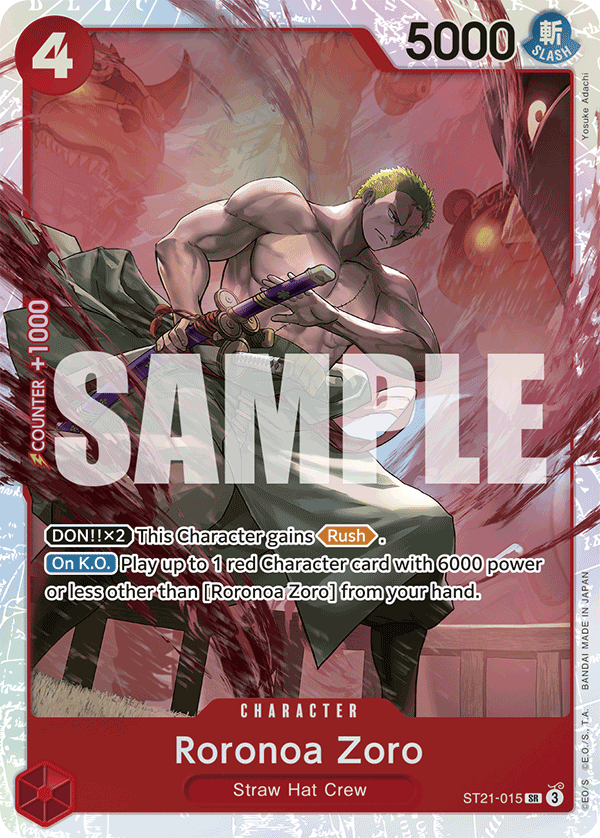 Roronoa Zoro ST21-015 - ST21: Gear5 kart görseli