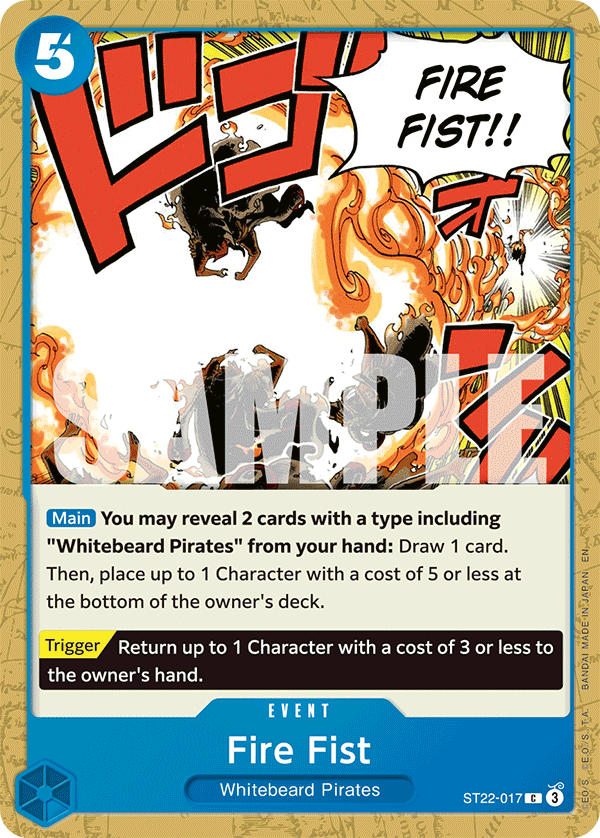 Fire Fist ST22-017 - ST22: Ace & Newgate kart görseli