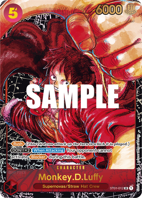 Monkey.D.Luffy (012) (Alternate Art) ST01-012 - Awakening of the New Era OP05 kart görseli