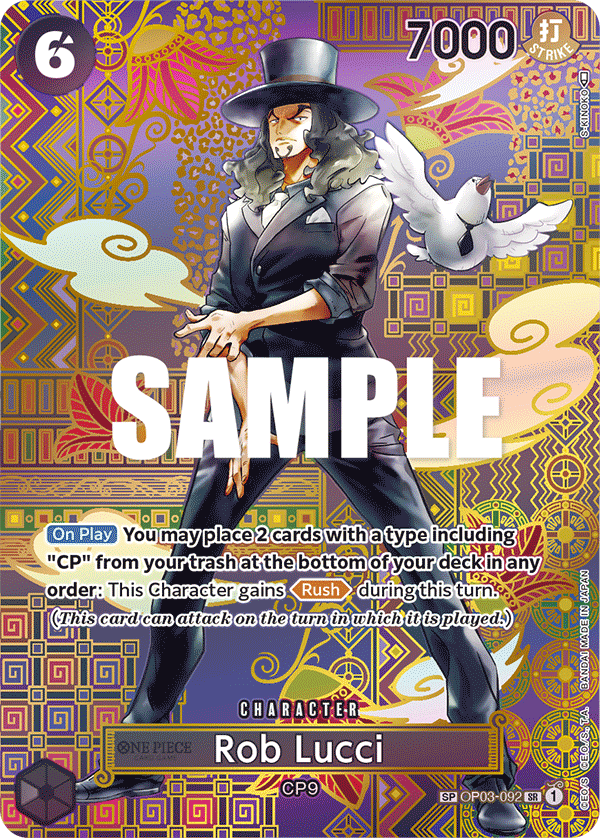 Rob Lucci (092) (SP) OP03-092 - Awakening of the New Era OP05 kart görseli