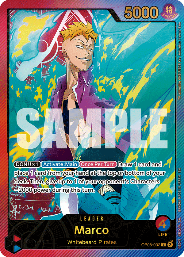 Marco (SPR) OP08-002 - Extra Booster: Anime 25th Collection EB02 kart görseli