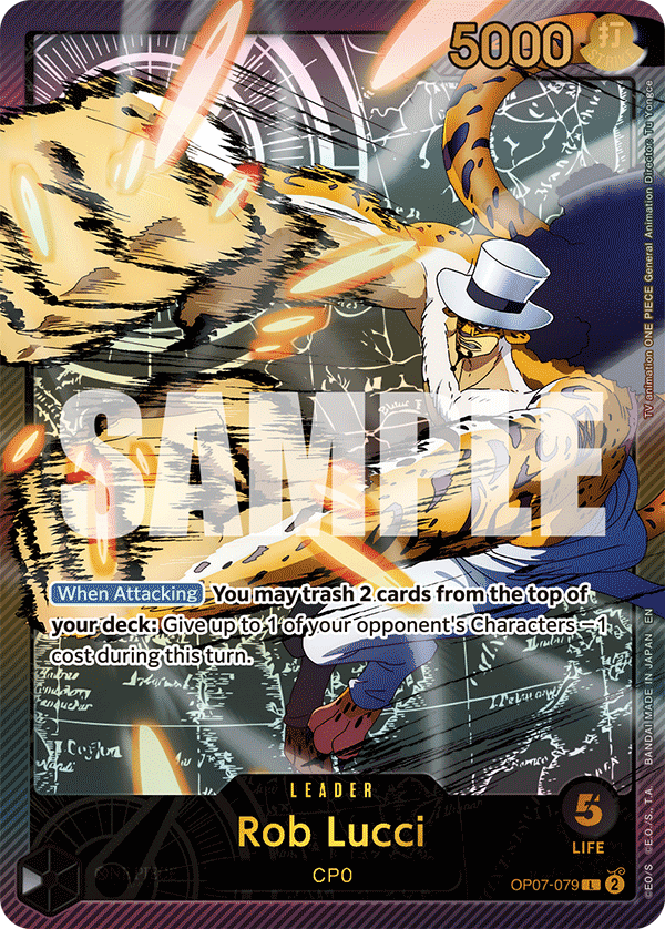 Rob Lucci (SPR) OP07-079 - Extra Booster: Anime 25th Collection EB02 kart görseli