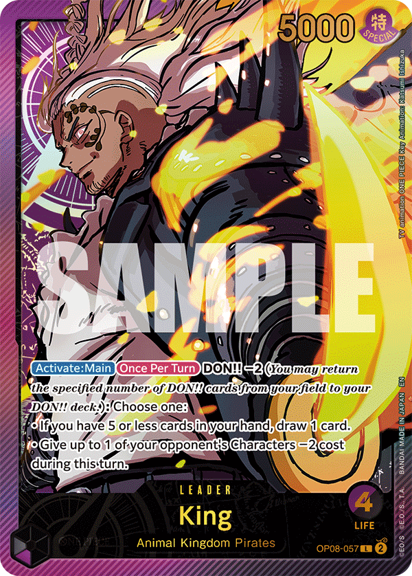 King (SPR) OP08-057 - Extra Booster: Anime 25th Collection EB02 kart görseli