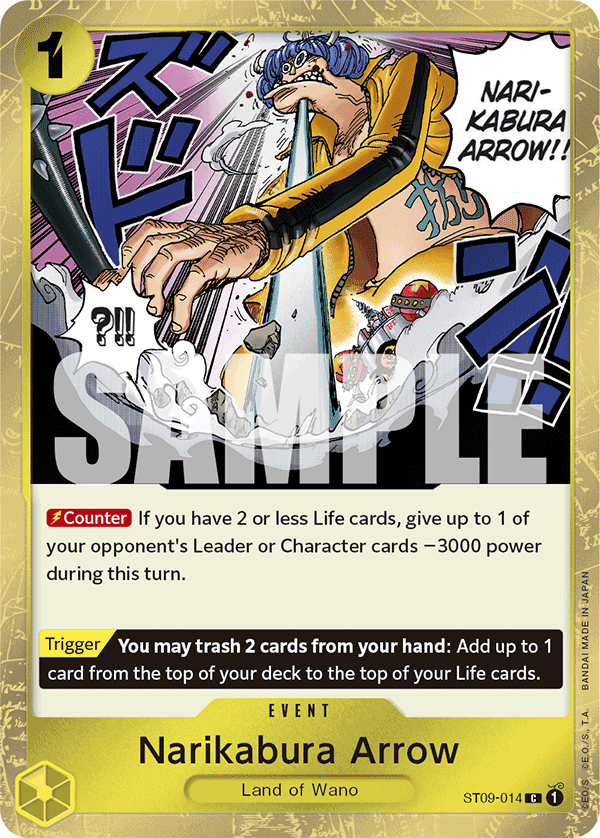 Narikabura Arrow (Jolly Roger Foil) ST09-014 - Premium Booster PRB01 kart görseli