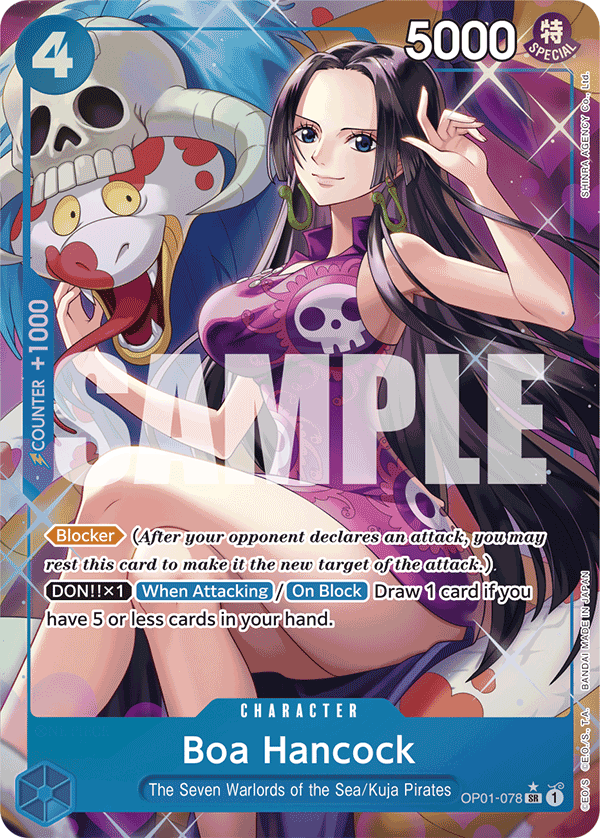 Boa Hancock (OP01-078) (Alternate Art) OP01-078 - Premium Booster PRB01 kart görseli
