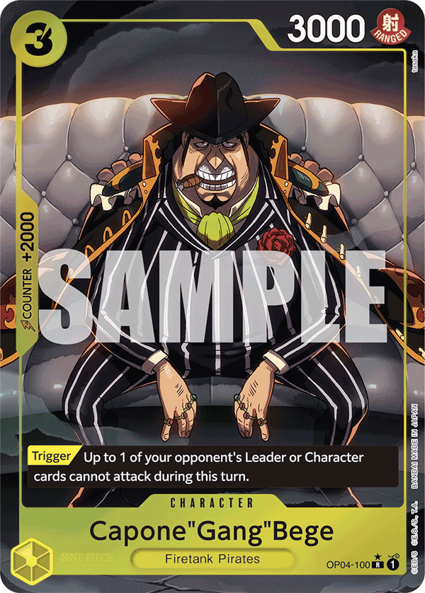 Capone"Gang"Bege (OP04-100) (Alternate Art) OP04-100 - Premium Booster PRB01 kart görseli