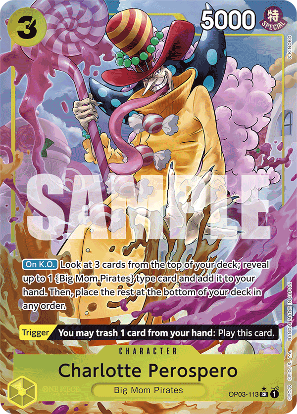Charlotte Perospero (Alternate Art) OP03-113 - Premium Booster PRB01 kart görseli