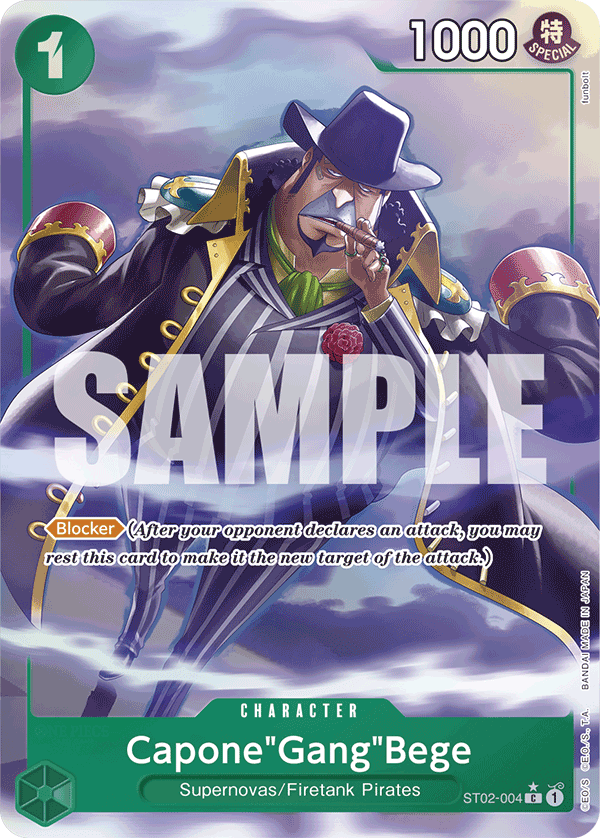 Capone"Gang"Bege (ST02-004) (Alternate Art) ST02-004 - Premium Booster PRB01 kart görseli