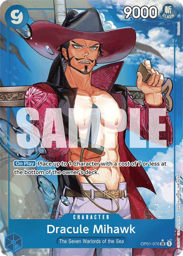 Dracule Mihawk (OP01-070) (Alternate Art) OP01-070 - Premium Booster PRB01 kart görseli