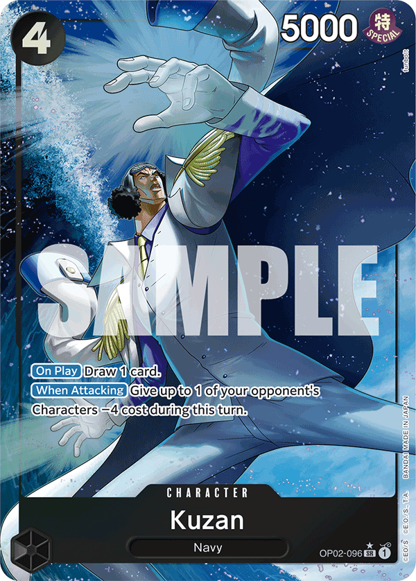 Kuzan (OP02-096) (Alternate Art) OP02-096 - Premium Booster PRB01 kart görseli