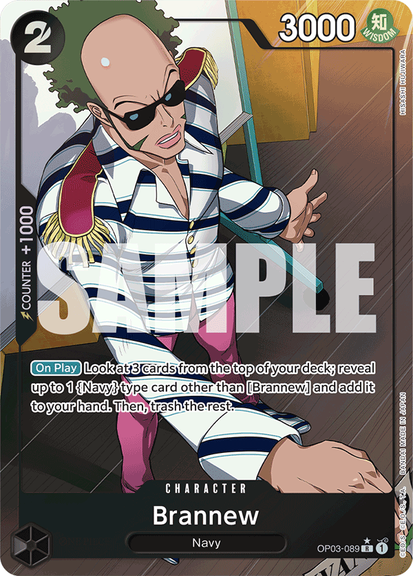 Brannew (Full Art) OP03-089 - Premium Booster PRB01 kart görseli