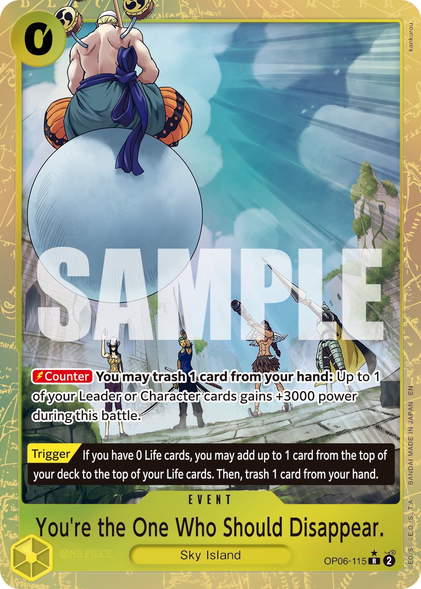 You're the One Who Should Disappear (Alternate Art OP06-115 - Premium Booster Vol 2 PRB02 kart görseli